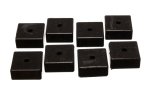 Energy Suspension Pad - Soft - 2-1/16in SQ x 3/8in ID x 15/16in H - Black thumbnail 3