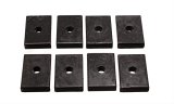 Energy Suspension Pad - Firm - 2-7/16in L x 1-5/8in W x 15/32 ID x 1/2in H - Black thumbnail 1