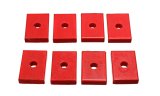 Energy Suspension Pad - Firm - 2-7/16in L x 1-5/8in W x 15/32in ID x 1/2in H - Red thumbnail 3