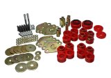 Energy Suspension 18-20 Jeep Wrangler JL Body Mount Set With Hardware - Red thumbnail 1