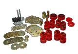Energy Suspension 18-20 Jeep Wrangler JL Body Mount Set With Hardware - Red thumbnail 3