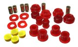 Energy Suspension 06-11 Honda Civic Red Rear Lower Trailing Arm and Lower Knuckle Bushing Set thumbnail 1