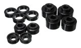 Energy Suspension 2005-07 Ford F-250/F-350 SD 2/4WD Reg Cab Body Mount Set - Black thumbnail 4