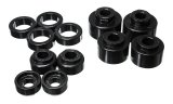 Energy Suspension 2005-07 Ford F-250/F-350 SD 2/4WD Reg Cab Body Mount Set - Black thumbnail 6