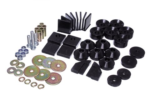 Energy Suspension 86-95 Suzuki Samurai Black Body Mount Set thumbnail 3