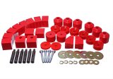 Energy Suspension 86-95 Suzuki Samurai Red 1in Lift Body Mount Set thumbnail 1
