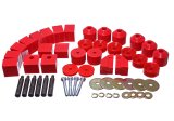 Energy Suspension 86-95 Suzuki Samurai Red 1in Lift Body Mount Set thumbnail 3
