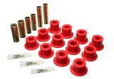 Energy Suspension 07-21 Toyota Tundra Red Rear Leaf Spring Shackle Bushing Set thumbnail 1