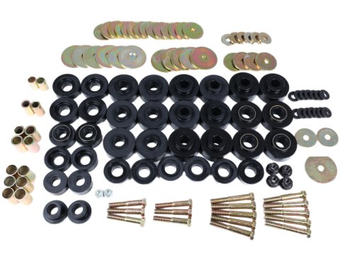 Energy Suspension 65-67 Chevrolet Biscayne/Bel Air/Caprice/Impala Body Mount Set w/ Hardware - Black thumbnail 2