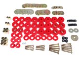Energy Suspension 65-67 Chevrolet Biscayne/Bel Air/Caprice/Impala Body Mount Set w/ Hardware - Red thumbnail 2