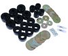 Energy Suspension 03-09 Toyota 4Runner/GX470 / 07-14 FJ Cruiser Black Body Mount Bushing Set thumbnail 4