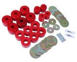 Energy Suspension 03-09 Toyota 4Runner/GX470 / 07-14 FJ Cruiser Red Body Mount Bushing Set thumbnail 4
