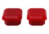 Energy Suspension Universal End Cap Bushing Set 1.65 SQ - Red thumbnail 1