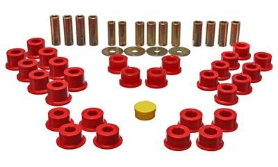 Energy Suspension 90-97 Mazda Miata Red Rear Control Arm Bushing Set thumbnail 1