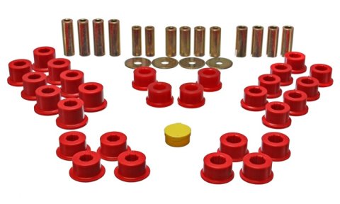 Energy Suspension 90-97 Mazda Miata Red Rear Control Arm Bushing Set thumbnail 6