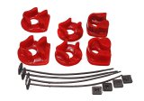 Energy Suspension 90-93 Acura Integra Red Motor Mount Inserts (2 Torque Mount Positions) thumbnail 4