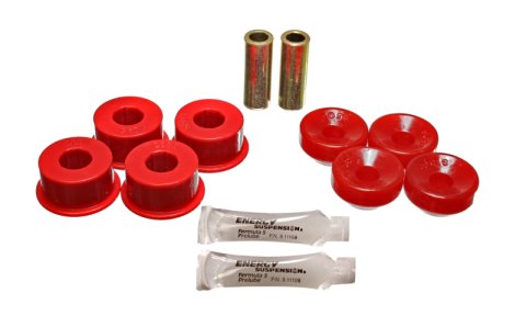 Energy Suspension 90-97 Honda Accord/Odyssey / 92-01 Prelude Red Front Shock Upper and Lower Bushing thumbnail 4