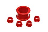 Energy Suspension 96-00 Honda Civic/CRX / 99-00 Honda Civic Si Red Power Steering Rack Bushing Set thumbnail 4