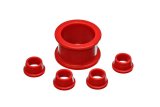 Energy Suspension 96-00 Honda Civic/CRX / 99-00 Honda Civic Si Red Power Steering Rack Bushing Set thumbnail 7
