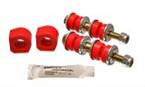Energy Suspension 84-87 Honda Civic/CRX Red 16mm Front Sway Bar Bushings (Sway Bar link bushings and thumbnail 1