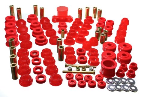 Energy Suspension 88-91 Honda Civic/CRX Red Hyper-Flex Master Bushing Set thumbnail 2