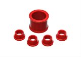 Energy Suspension 88-91 Honda Civic/CRX Red Power Steering Rack Bushing Set thumbnail 1