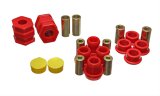 Energy Suspension 99-00 Honda Civic Si Red Front Control Arm Bushing Set thumbnail 1