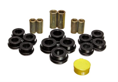 Energy Suspension 92-01 Honda Prelude Black Rear Control Arm Bushing Set thumbnail 1