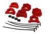 Energy Suspension 92-00 Honda Civic (Except 99-00 Si) / 93-97 Del Sol Red Motor Mount Inserts (Manua thumbnail 7