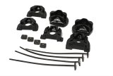 Energy Suspension 92-00 Honda Civic (Except 99-00 Si) / 93-97 Del Sol Black Motor Mount Inserts (Man thumbnail 1