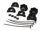 Energy Suspension 92-00 Honda Civic (Except 99-00 Si) / 93-97 Del Sol Black Motor Mount Inserts (Man thumbnail 3