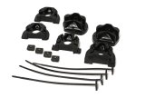 Energy Suspension 92-00 Honda Civic (Except 99-00 Si) / 93-97 Del Sol Black Motor Mount Inserts (Man thumbnail 4