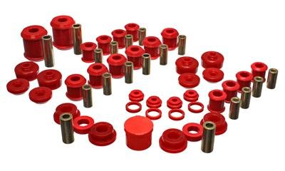 Energy Suspension 95-99 Mitsubishi Eclipse FWD/AWD Red Hyper-flex Master Bushing Set