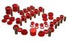 Energy Suspension 95-99 Mitsubishi Eclipse FWD/AWD Red Hyper-flex Master Bushing Set thumbnail 8