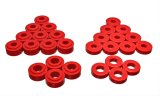Energy Suspension 03-05 Mitsubishi Lancer EVO 8 Red Rear Trailing Arm Bushing Set thumbnail 1