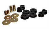 Energy Suspension 03-05 Mitsubishi Lancer EVO 8 Black Rear Differential / Mustache Bar Bushing Set thumbnail 1