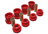 Energy Suspension 95-98 Nissan 240SX (S14) Red Rear Subframe Insert Set (Must reuse all metal parts) thumbnail 2