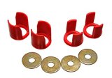 Energy Suspension 89-94 Nissan 240SX (S13) Red Rear Subframe Insert Set - a supplement to the subfra thumbnail 1
