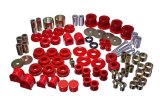 Energy Suspension 15-16 Ford Mustang Red Hyper-Flex Master Bushing Set thumbnail 3
