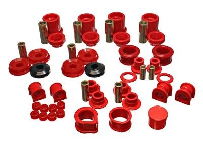 Energy Suspension 90-96 Nissan 300ZX Red Hyper-Flex Master Bushing Set (Sway bar end link bushings a thumbnail 1