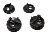 Energy Suspension 02-03 Nissan Sentra/200SX Black Motor Mount Insert Set (w/ Spec V 2.5L engine man thumbnail 1