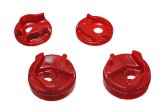 Energy Suspension 02-03 Nissan Sentra/200SX Red Motor Mount Insert Set (w/ Spec V 2.5L engine manua thumbnail 2