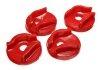Energy Suspension 00-01 Nissan Sentra/200SX Red Motor Mount Insert Set (w/ 2.0L engine manual trans thumbnail 8