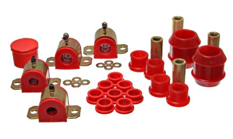Energy Suspension 00-05 Toyota Celica Red Hyper-Flex Master Bushing Set thumbnail 4