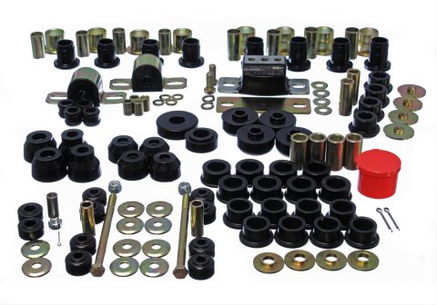 Energy Suspension 63-82 Chevrolet Corvette Black Hyper-flex Master Bushing Set thumbnail 1