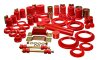 Energy Suspension 94-95 Ford Mustang Red Hyper-flex Master Bushing Set w/ V-8 thumbnail 7