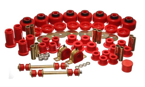 Energy Suspension 01-06 Chevy Silverado 4WD Red Hyper-flex Master Bushing Set thumbnail 1
