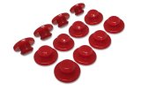 Energy Suspension Polaris Seat Grommet Kit - Red thumbnail 1