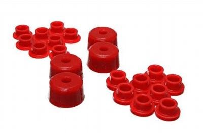 Energy Suspension Polaris Shock Bushing Upgrade Kit - Red thumbnail 1