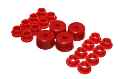 Energy Suspension Polaris Shock Bushing Upgrade Kit - Red thumbnail 2